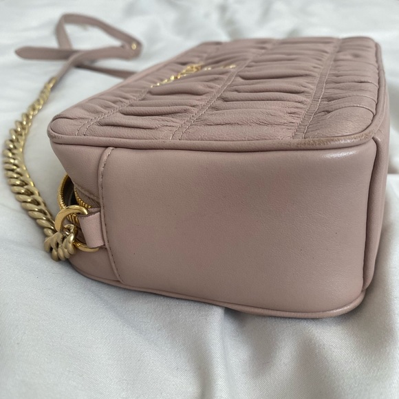 prada bandoliera, napa gaufre ‘1, in color “cipria” (dusty rose pink) - Picture 3 of 12